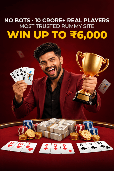 Win Up to ₹6,000 Playing Rummy